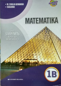 Image of Matematika 1B Kelas 7 Semester 2 Kurikulum 2013